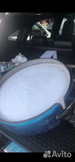 Чехол заднего колеса пластик