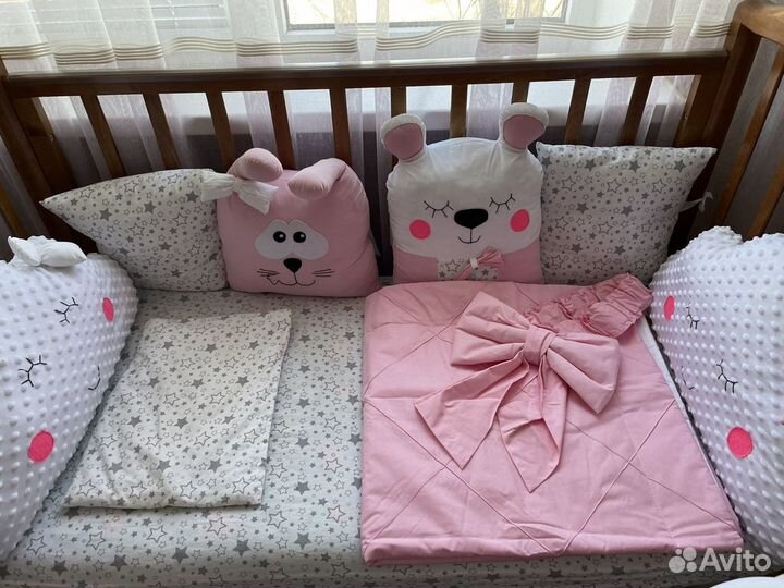 Бортики в детскую кроватку