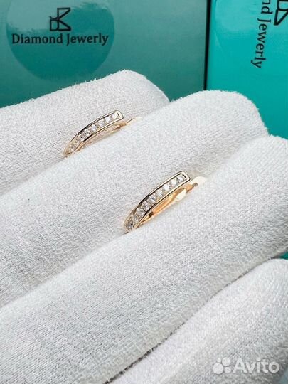 Золотые серьги