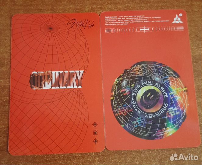 Карты stray kids IN и банчан