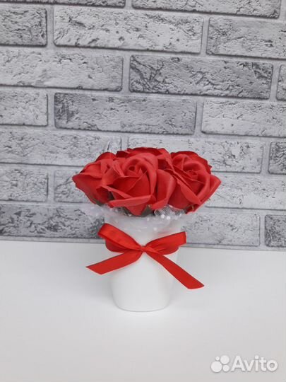 Букет из мыльных роз. Подарок