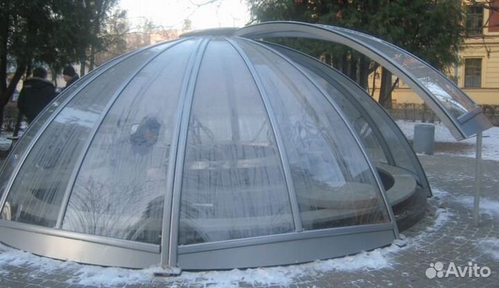 Зенитные фонари остекление