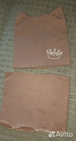 Шапка и снуд для девочки