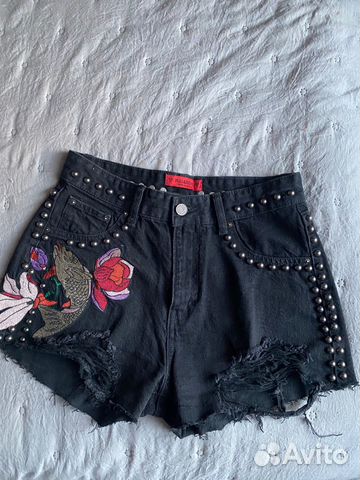 Шорты джинсовые pull and bear