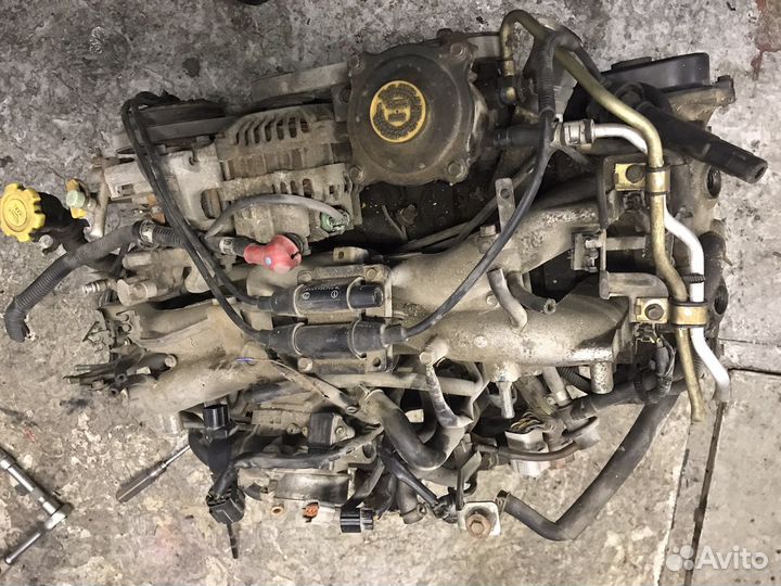 Двигатель субару форестер разбор