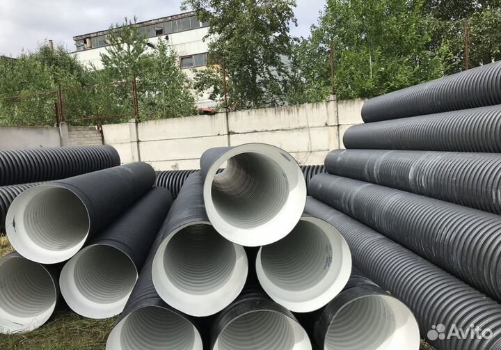 Труба в канаву на заезд