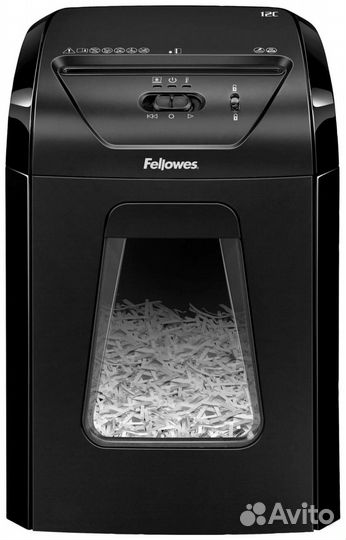 Уничтожитель бумаг Fellowes Powershred 12C черный