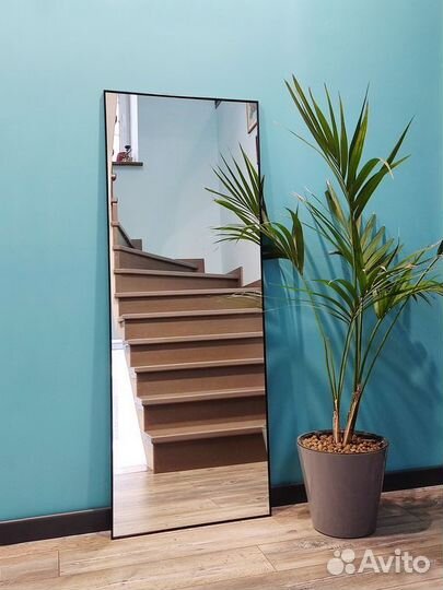 Зеркало Loft в алюминиевой раме 150*50