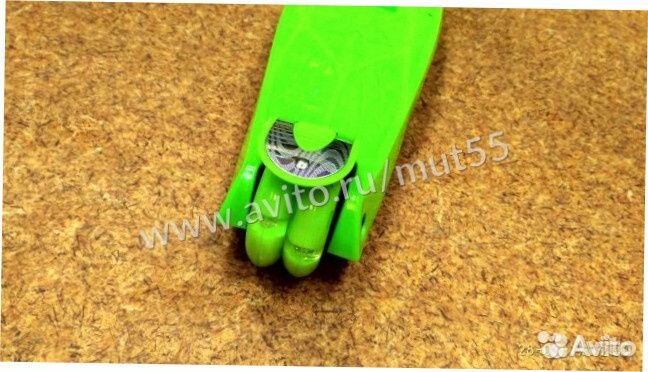 Самокат трехколесный с LED колесами