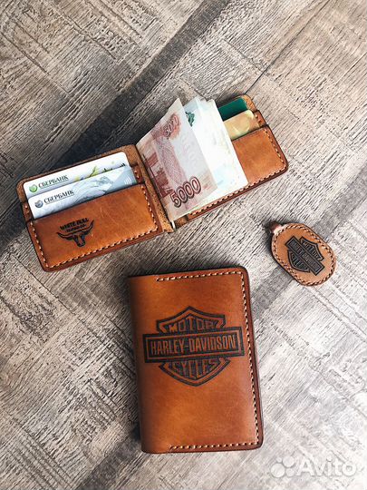 Набор Harley Davidson цвет темно рыжий