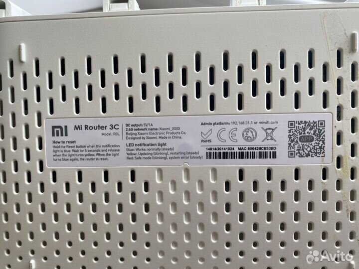 Wi fi роутер xiaomi