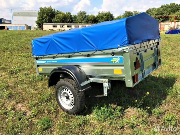 Прицеп 2,0х1,3х0,5 Кремень тент300