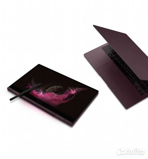 Уникальный Samsung Galaxy Book 2 Pro 360 Burgundy