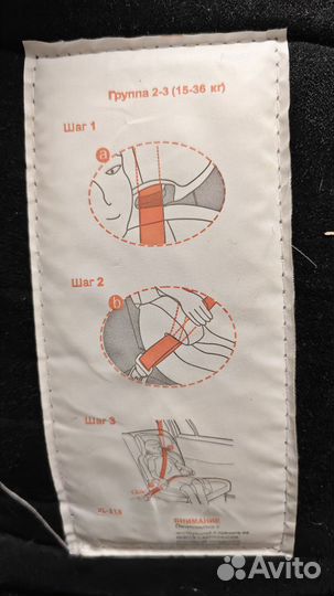 Детское автокресло isofix с 9 до 36 кг