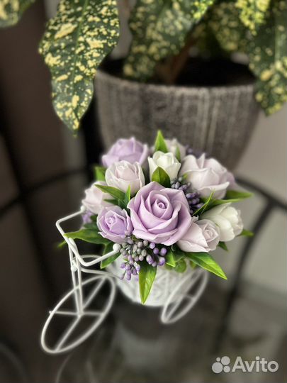 Букет цветов из мыла