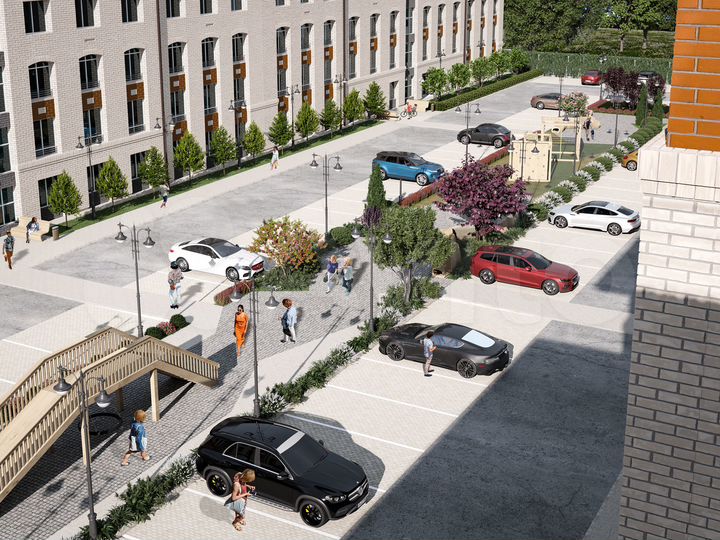 2-к. квартира, 66,9 м², 1/6 эт.