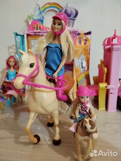 Кукла барби с лошадкой