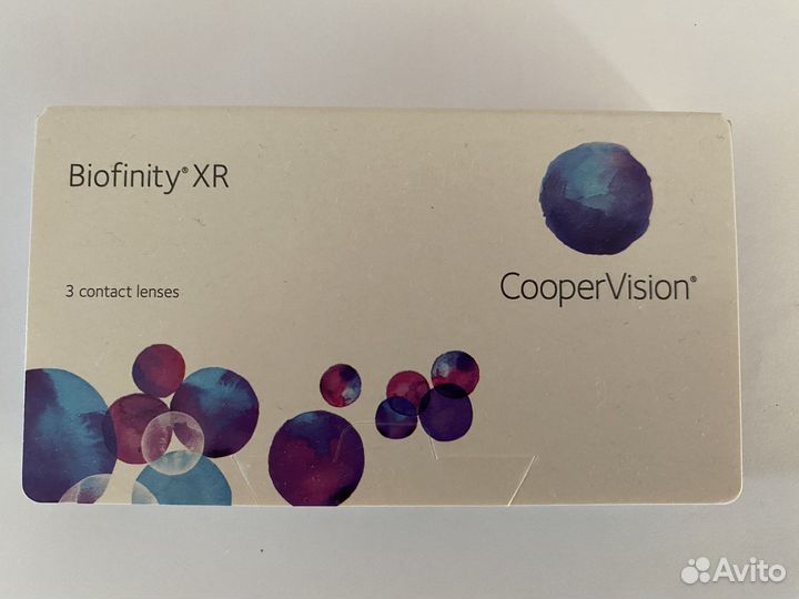 Линзы контактные Biofinity XR +15