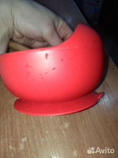 Тарелка для кормления с ложкой