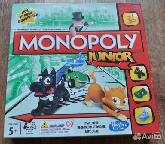 Настольная игра Monopoly Junior Hasbro