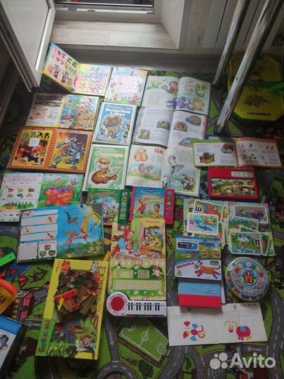 Книги пазлы мозаика пианино