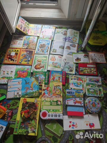 Книги пазлы мозаика пианино