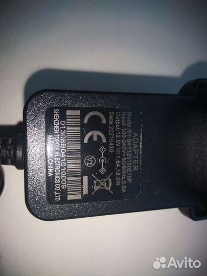 Блок питания 12v-1,5А