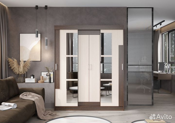 Шкаф-купе с зерклом