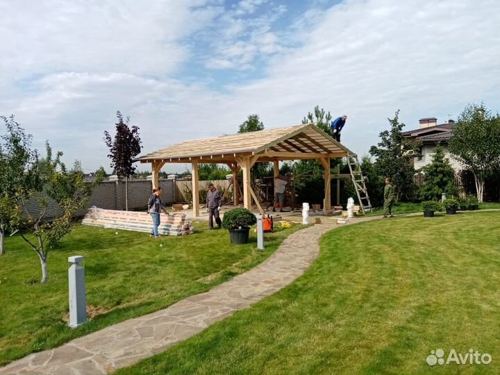 Перголы ограждения навесы