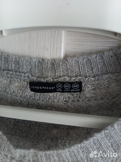 Джемпер женский вязаный оверсайз 46 48