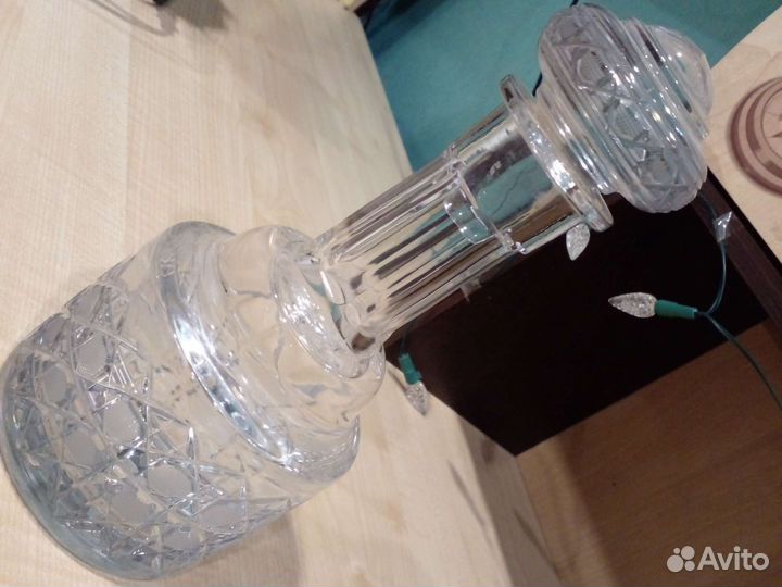 Графин-штоф хрустальный ссср. Тяжелый