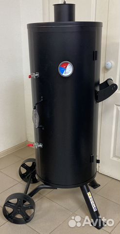 Барбекю- коптильня угольно-дровяной