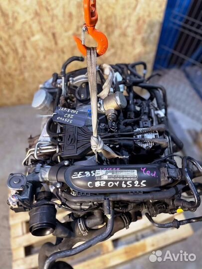 Двигатель CBZ Skoda Fabia 1.2л с мин пробегом