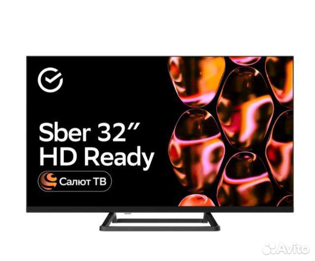 Новый телевизор Sber SDX-32H2128 32 SMART гарантия