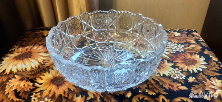 Ваза хрустальная СССР