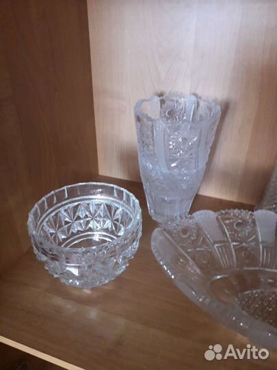 Хрустальная ваза,для фруктов,салатницы