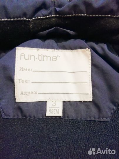 Детская куртка для мальчика 98