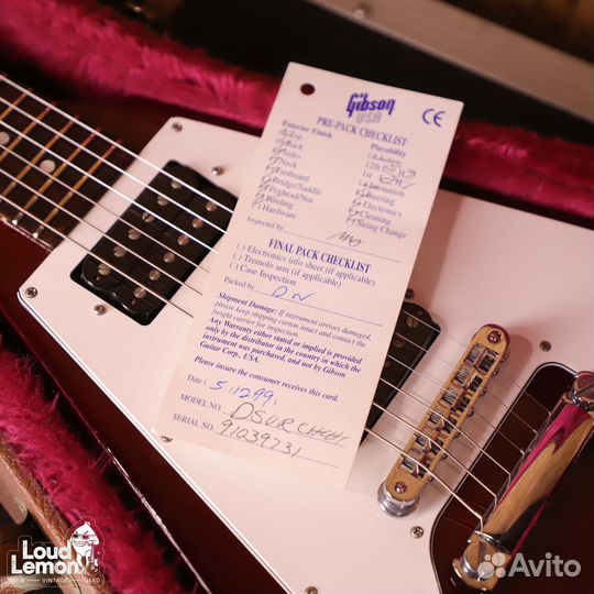 Gibson Flying V '67 Reissue Cherry 1999 USA