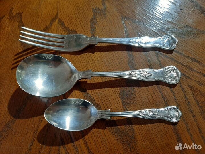 Антикварный сет столовых приборов