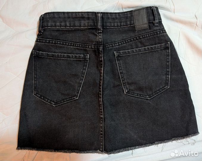 Джинсовая мини-юбка xs