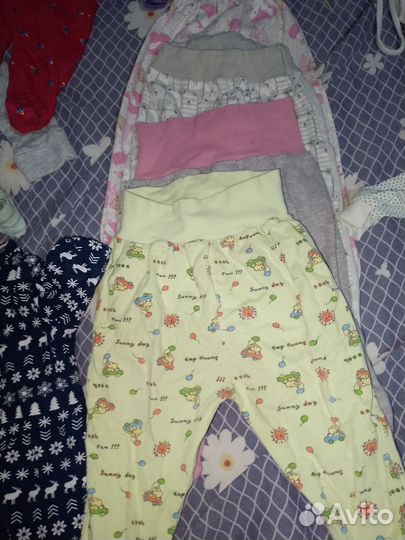 Детские вещи на девочку с пакетом на 3-4 месяца