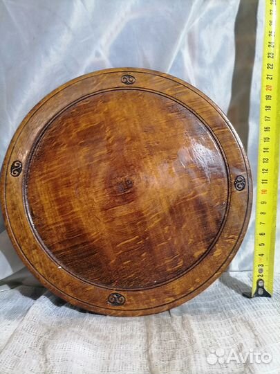 Деревянное блюдо времен СССР