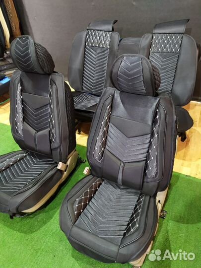 Чехлы на сиденья из Алькантары