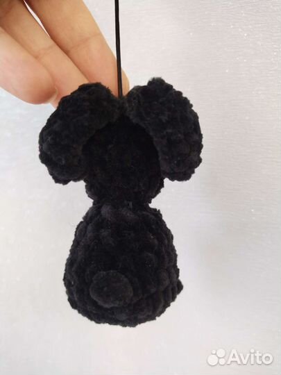 Кролик брелок вязаная игрушка символ 2023