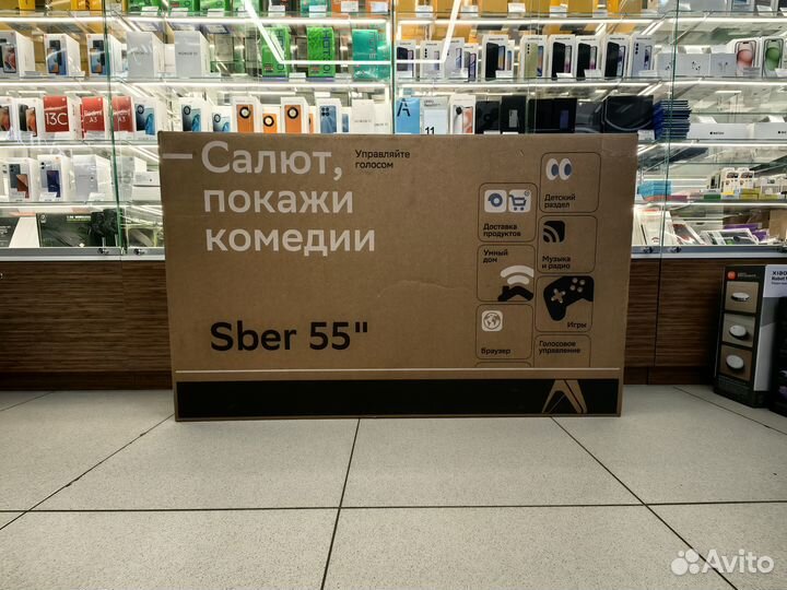 Телевизоры Sber SDX-43U4126, Sber SDX-55U4127
