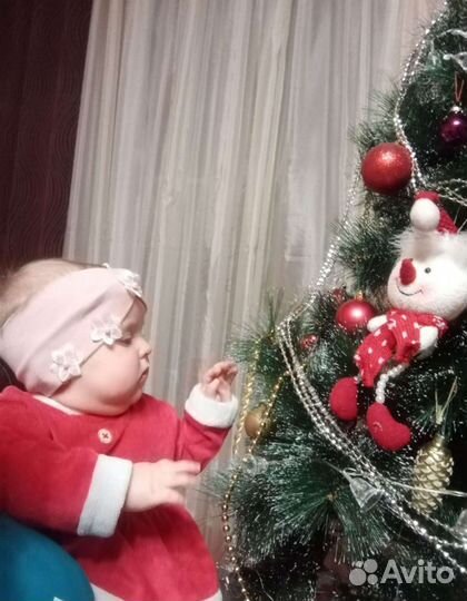 Комбинезон новогодний, размер 68