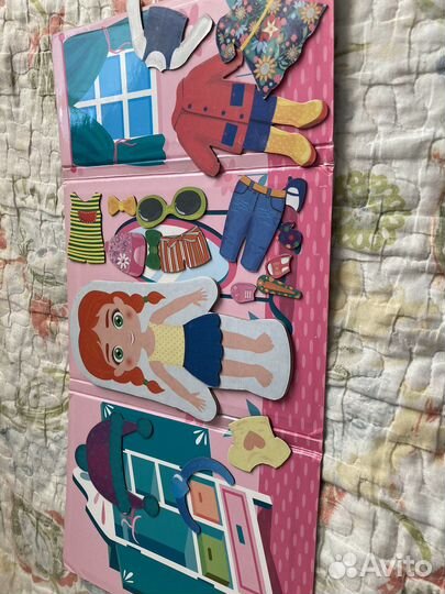 Книжка кукла с одежками