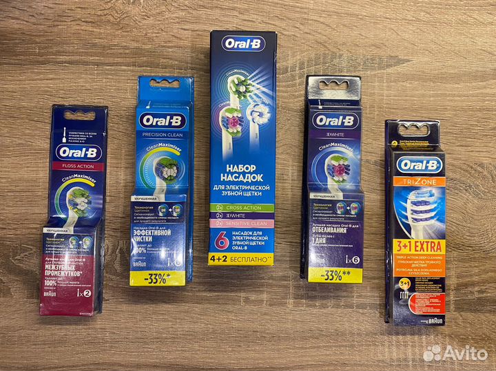 Насадки Oral-B оригинал: для детей и взрослых