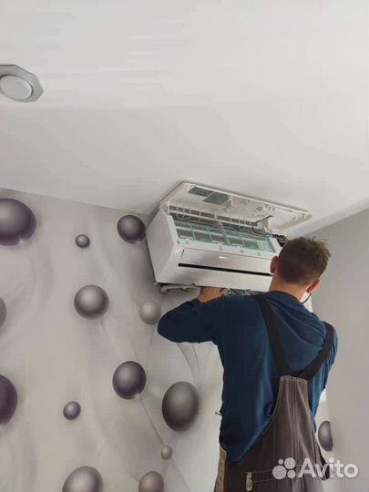 Закладка трассы / Установка кондиционера