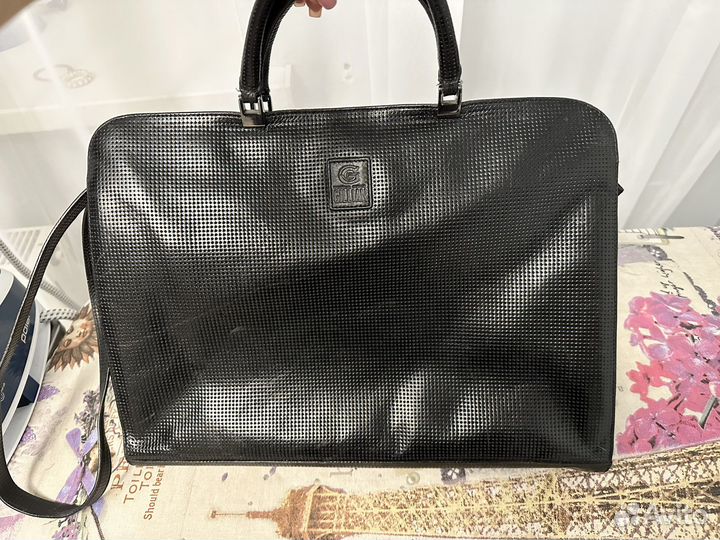 Мужская кожаная сумка портфель